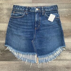 Free People Bailey Denim Mini Skirt 25
